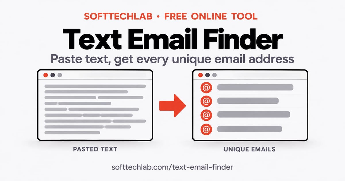 Text Email Finder - Extract Valid Email Addresses from Text