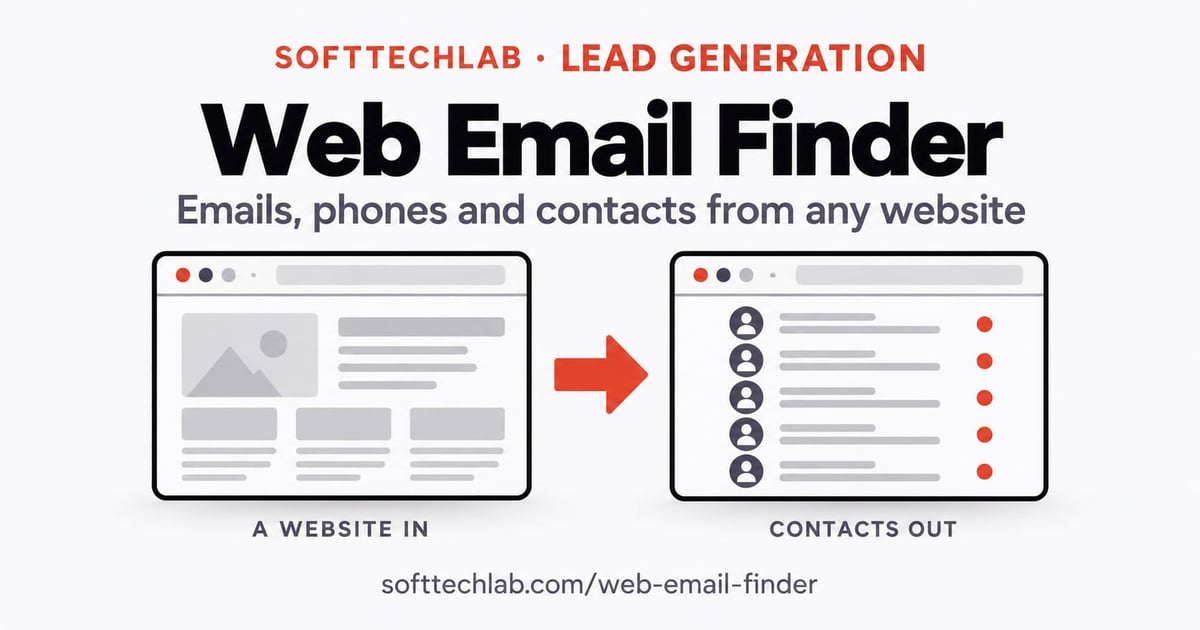 Web Email Finder - Website Email Extractor & Email Scraper Online
