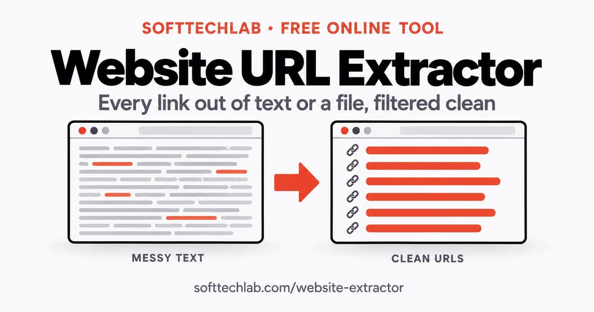 Website URL Extractor - Extract URLs from Text & Files
